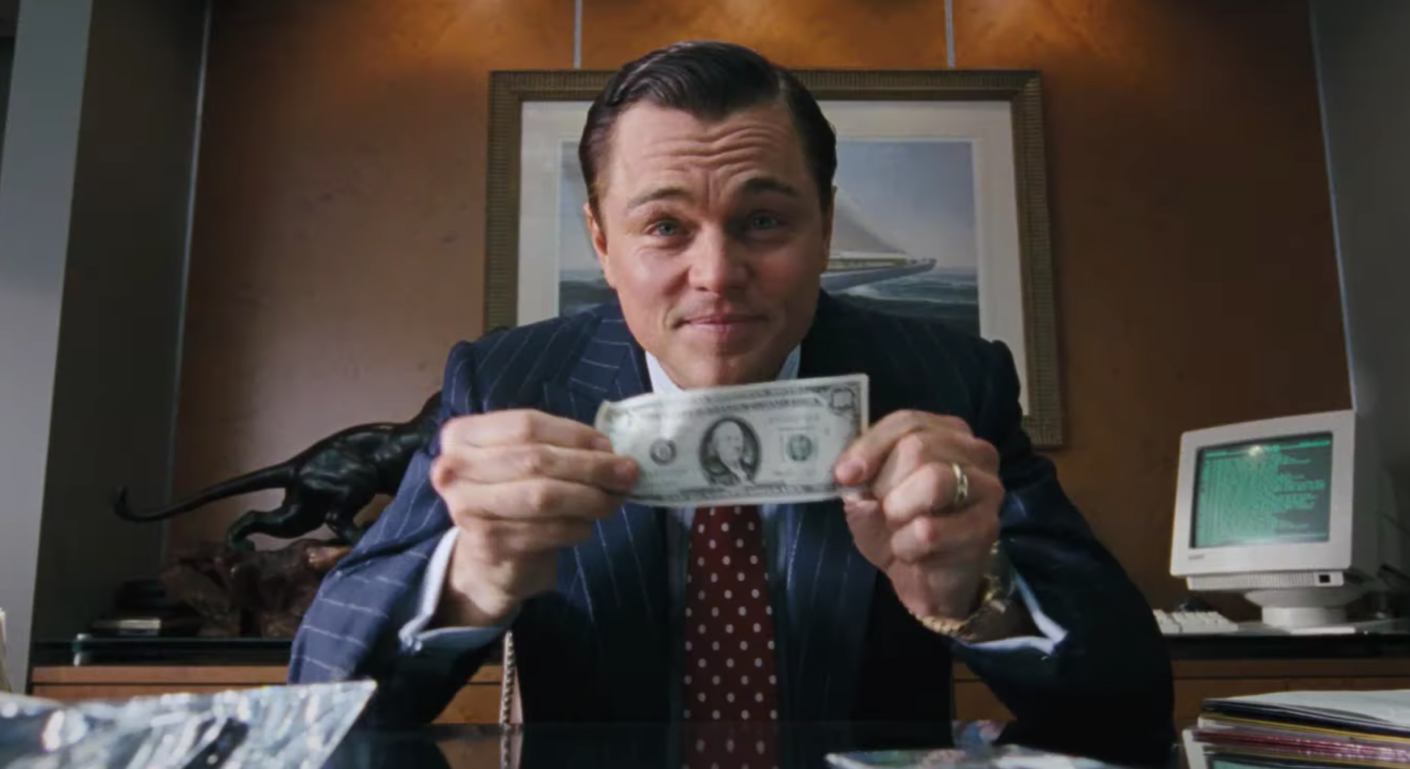 Leonardo DiCaprio w filmi Wilk z Wall Street